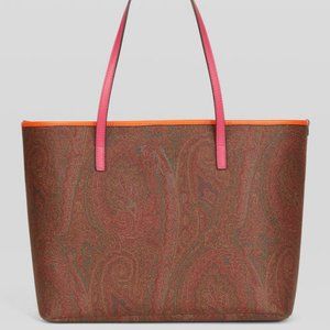 Etro Multicolor Paisley Tote Bag